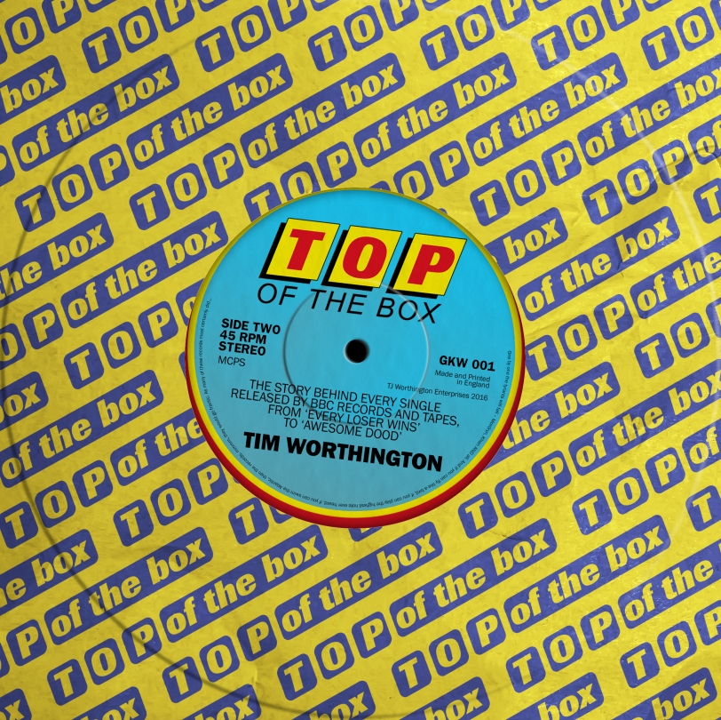 Picture of GKW 001 Top of the box by artist Tim Worthington from the BBC records and Tapes library